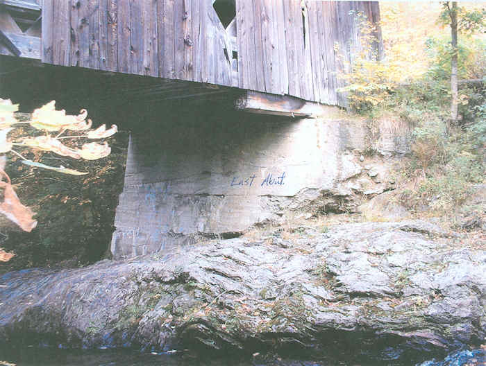 Creamery Covered Bridge East Abutment