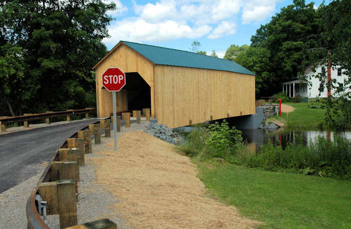 East Fairfield Covered Bridge July 5, 2009