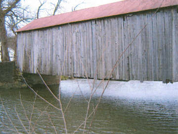 East Fairfield Covered Bridge Downstream elevation