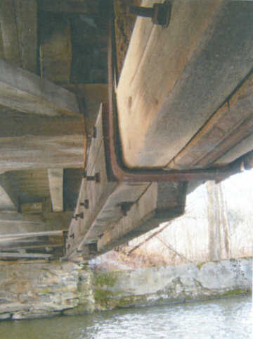 East Fairfield Covered Bridge North Truss Lower Chord
