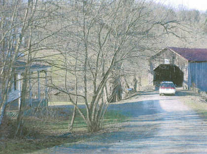 East Fairfield Covered Bridge Photo 3
