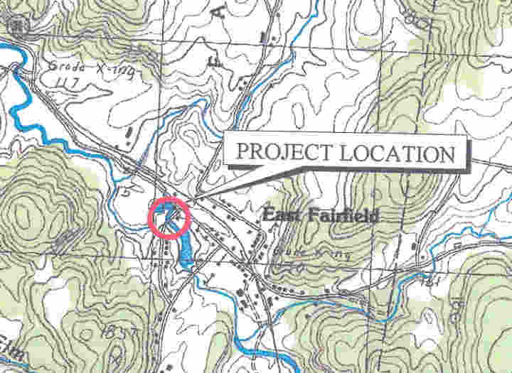 Figure 1. East Fairfield Project Location