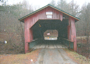 Hutchins Covered Bridge Rack of Trusses