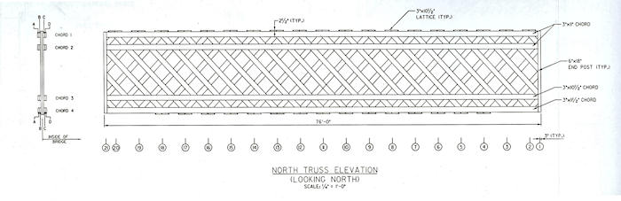 Hutchins Covered Bridge North Truss