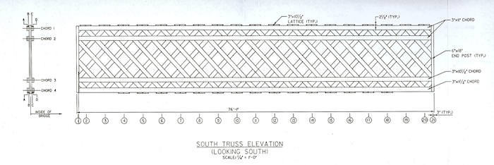 Hutchins Covered Bridge South Truss