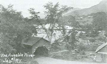 Jay Covered Bridge Post Card
