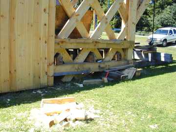 North Hartland Twin Covered Bridge August 15, 2001
