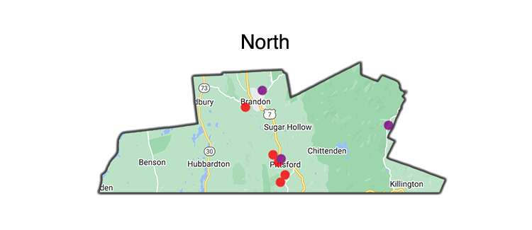 Rutland County North Covered Bridges