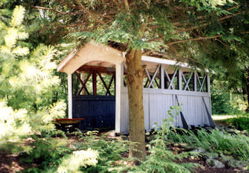 Santa's Alpine RR Bridge