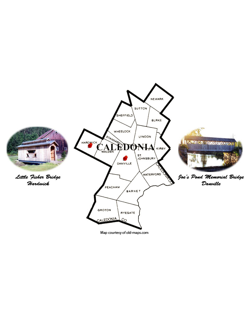 Caledonia County Romantic Shelters