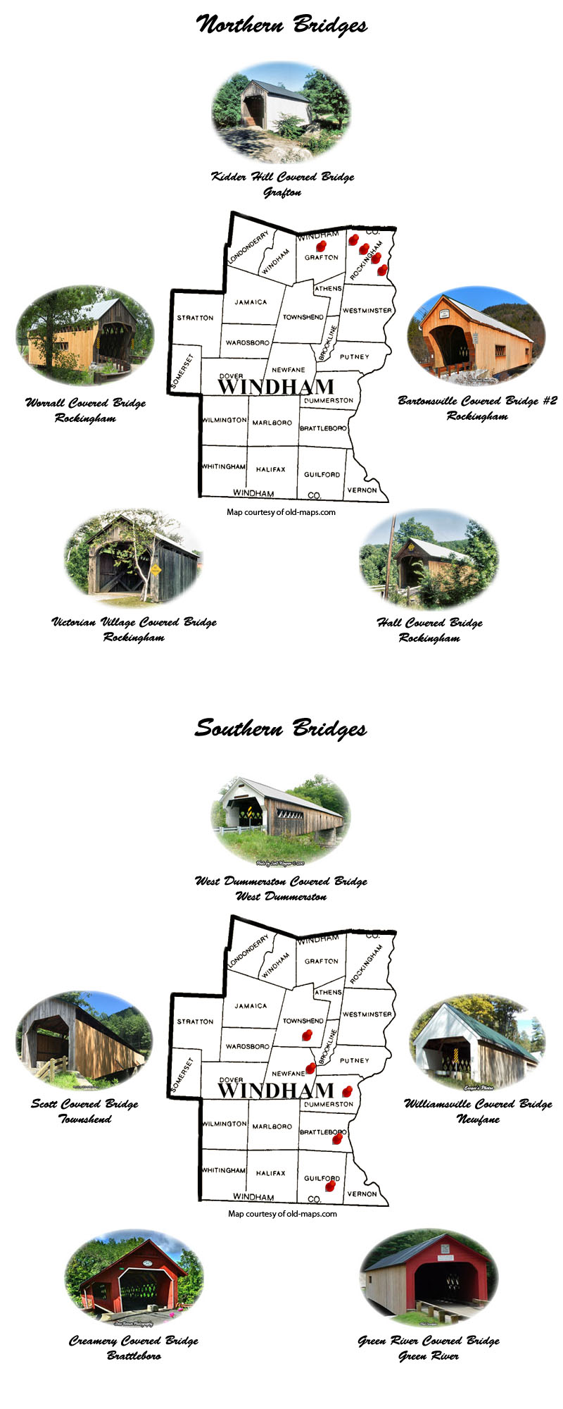 Windham County Covered Bridges