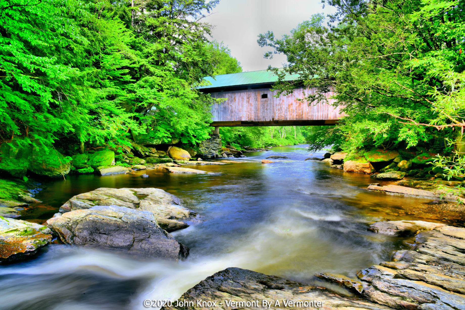 Lumber Mill Covered Bridge - John H. Knox