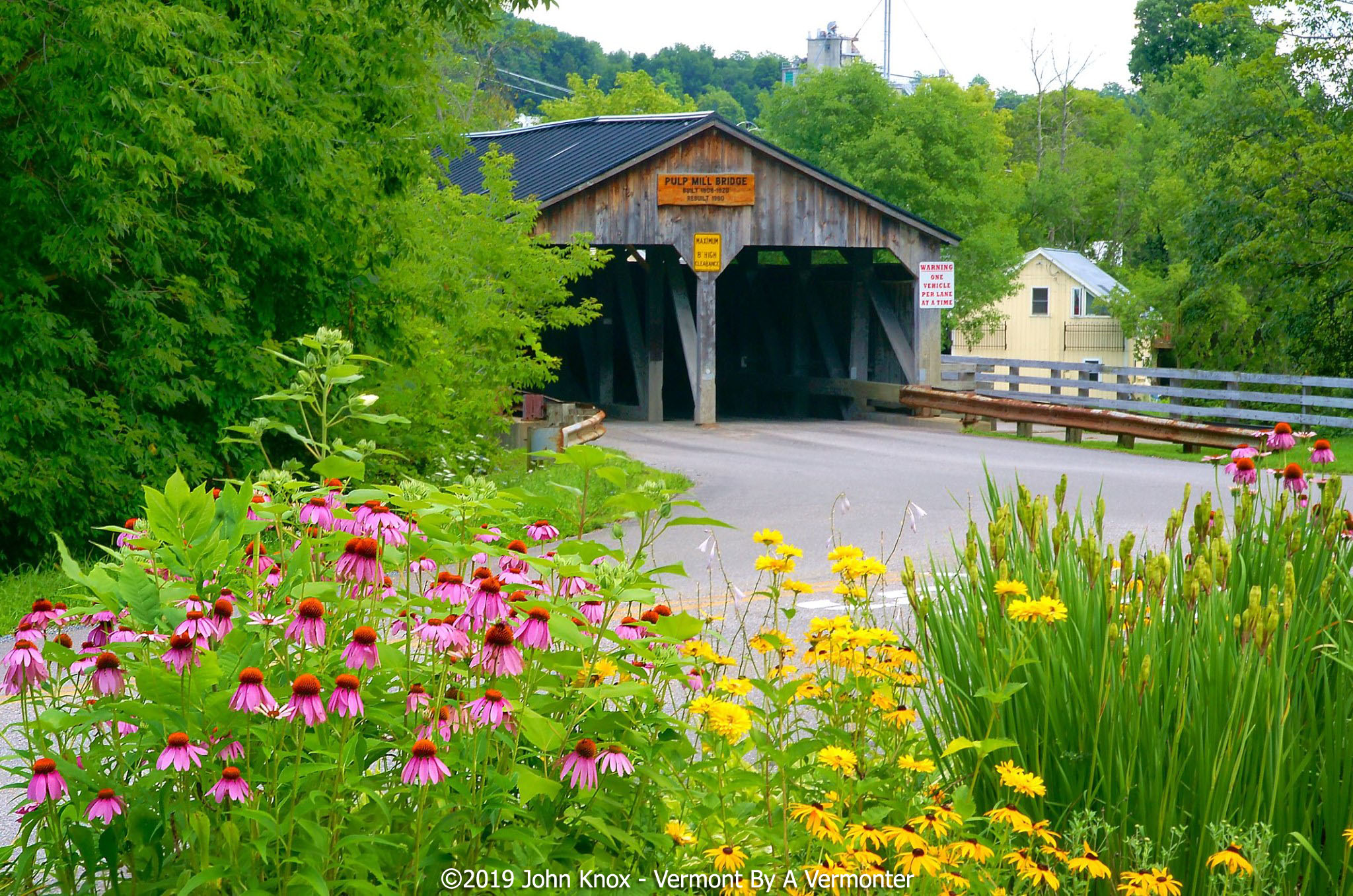 Pulp Mill Covered Bridge - John H. Knox