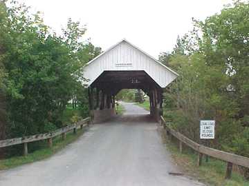 Chamberlain Covered Bridge Photo by David Guay