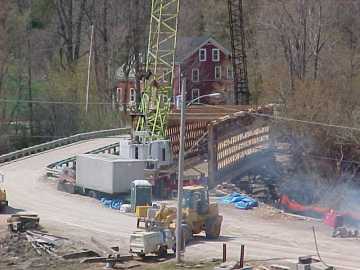 Sanderson Bridge Repairs Photo by David Guay